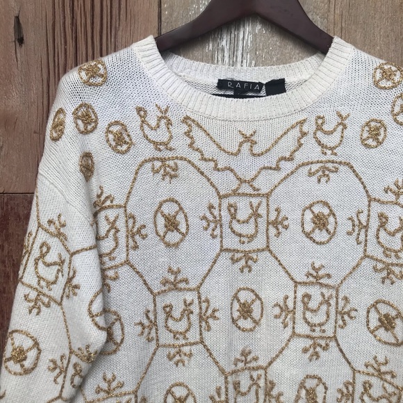 Vintage Rafia Sweater M - Picture 2 of 5